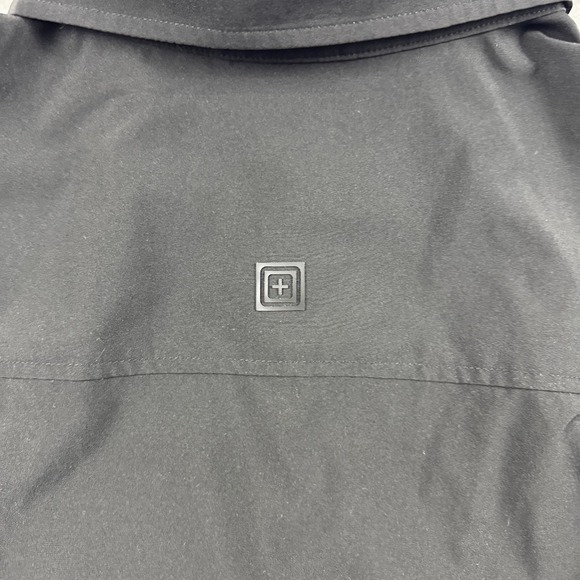 5.11 Tactical Polo Shirt Mens XL Black Flex Moisture Wicking‎ Performance Tennis - Picture 9 of 10